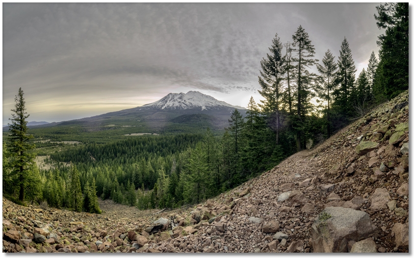 Mt. Shasta from Black Butte Trail