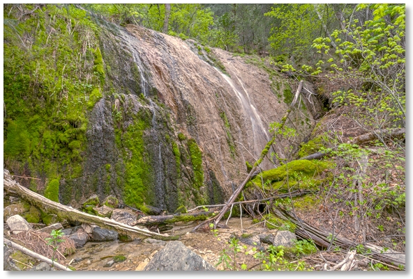 waterfall in Lower Winton Canyon