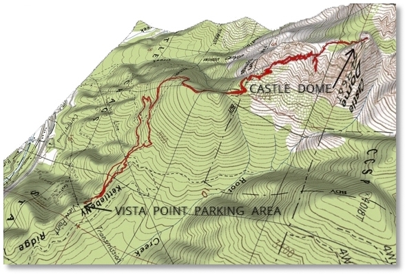 3D route map