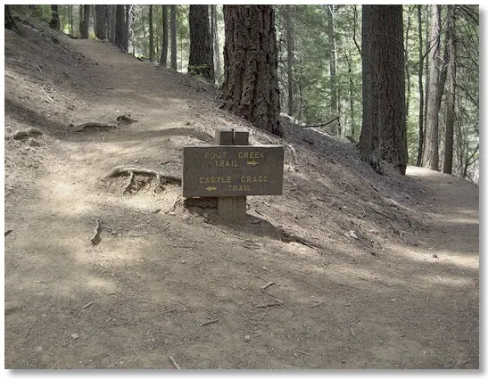 trail sign