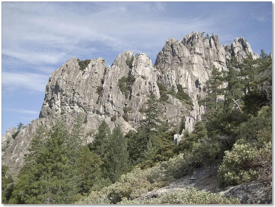 Rocks above Indian Springs