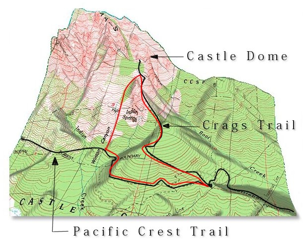 map of Winton Creek Loop