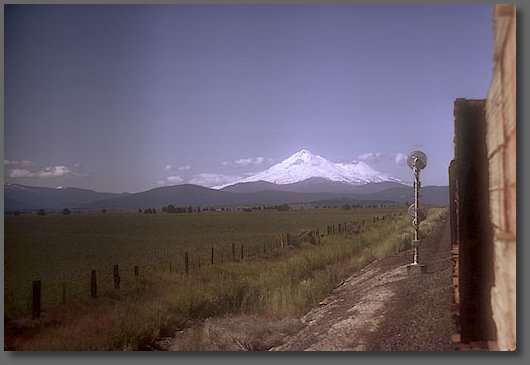 Mt. Shasta on the way south from Klamath Falls, OR