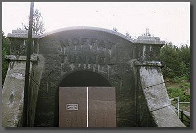 eastern entrance to Moffat Tunnel