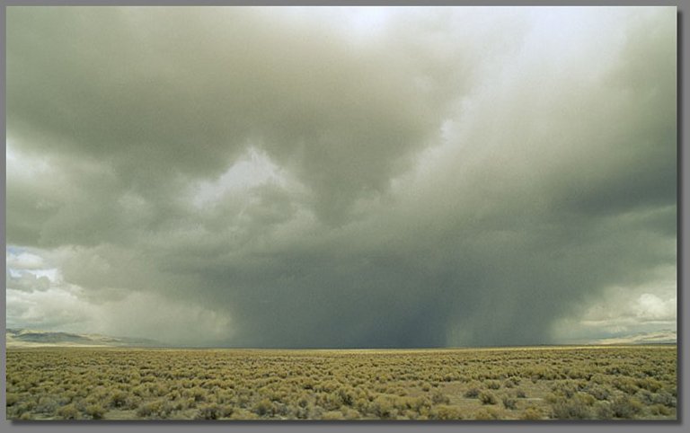thunderstorm, northern California, November 1996
